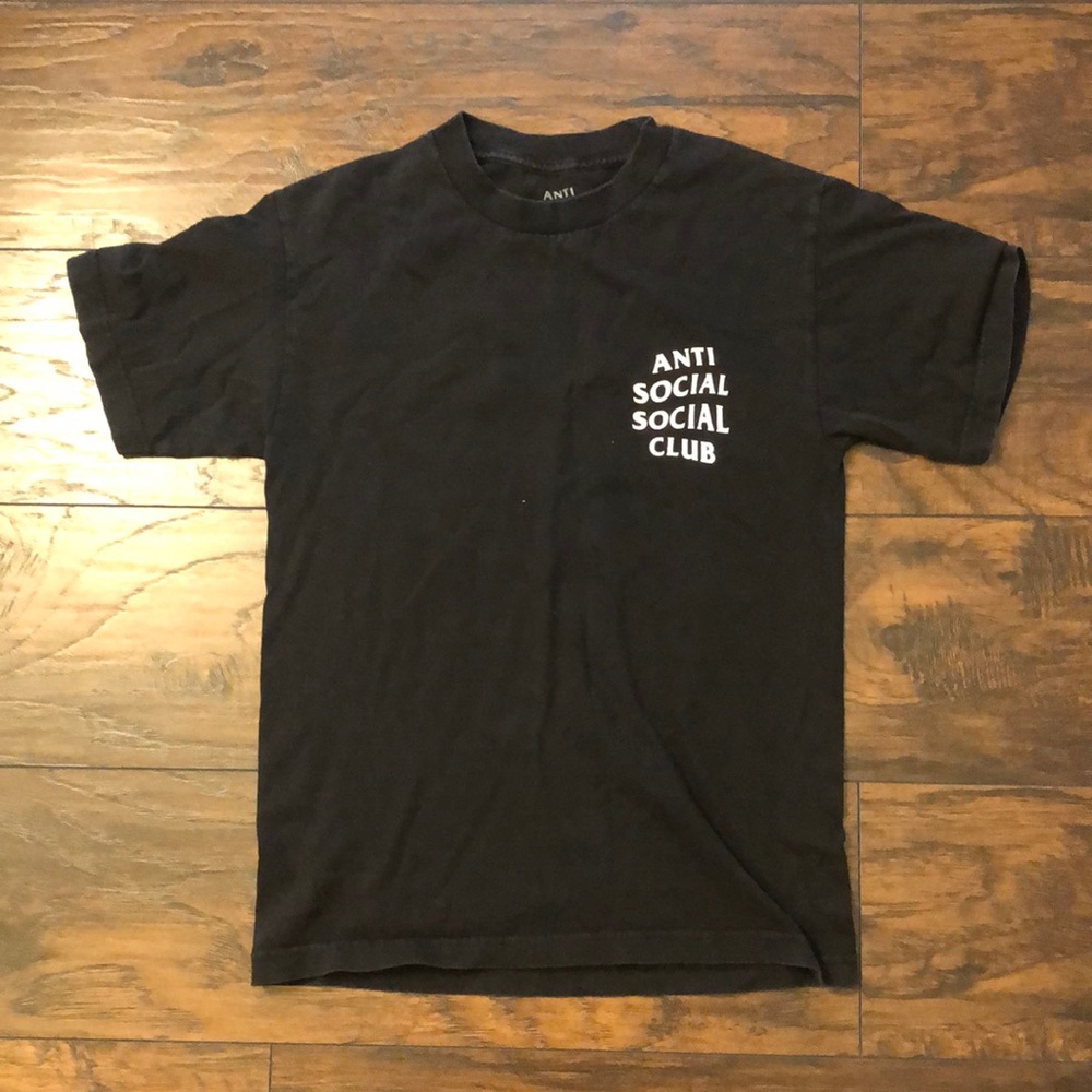 Anti Social Social Club Flower Black Tee (Women)